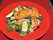 House Salad (Shrimp or Salmon)